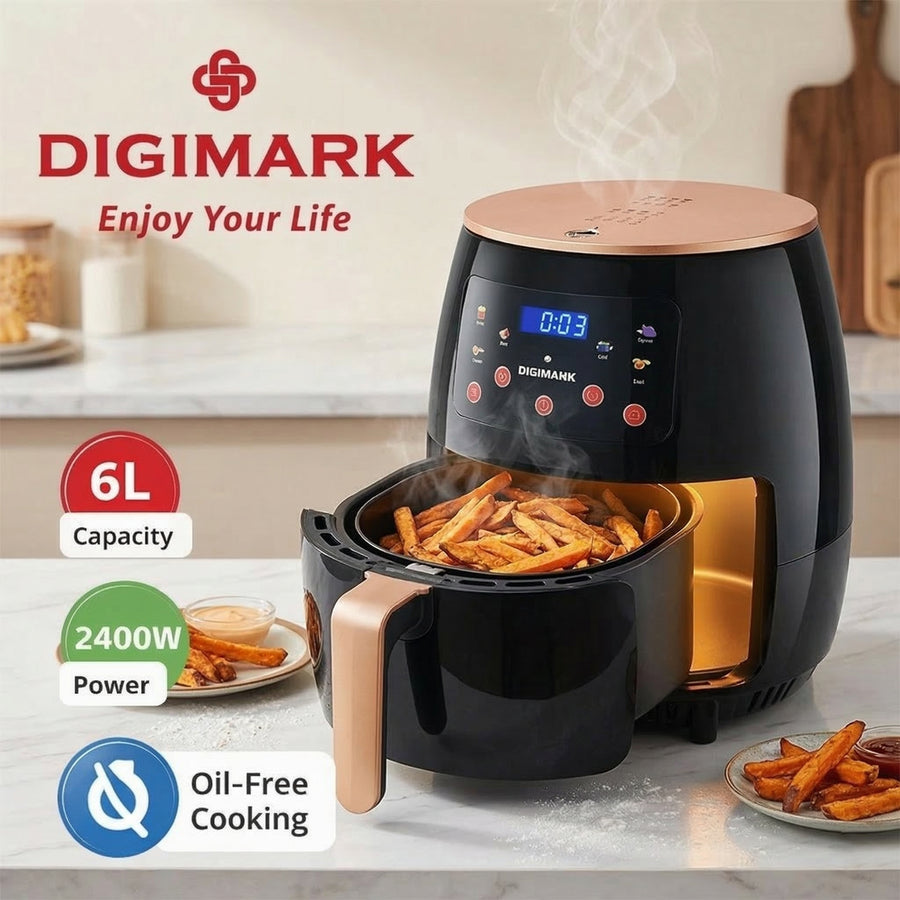 Digimark 6L air fryer packaging