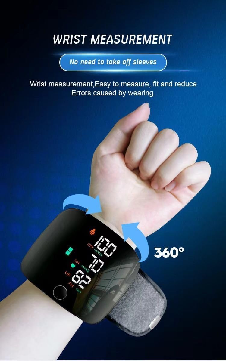 Wrist cuff of electronic sphygmomanometer