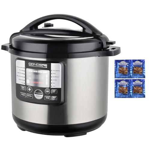 Condere Plus HD60-1004 4L Electric Pressure Cooker β 17 Functions