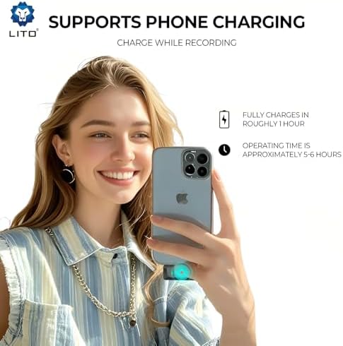 LITO LM04 supports phone charging while recording