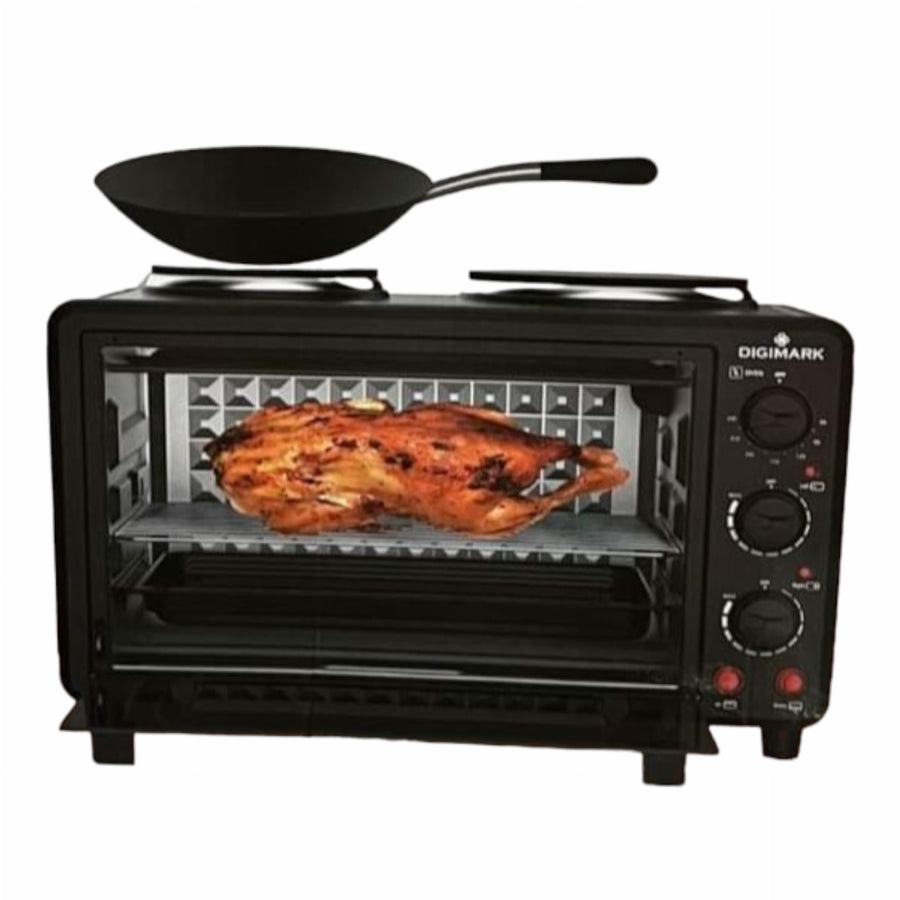 Digimark 28L Electric Oven with 2 Hot Plates