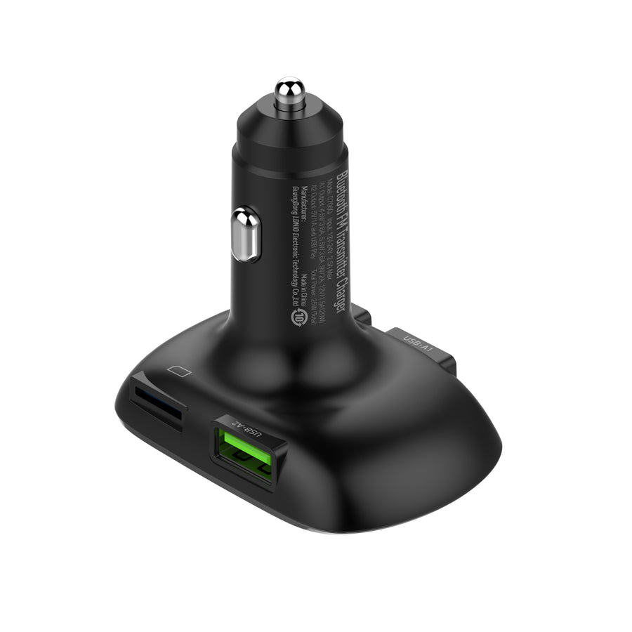 LDNIO C706Q Bluetooth 5.0 FM Transmitter Car Charger