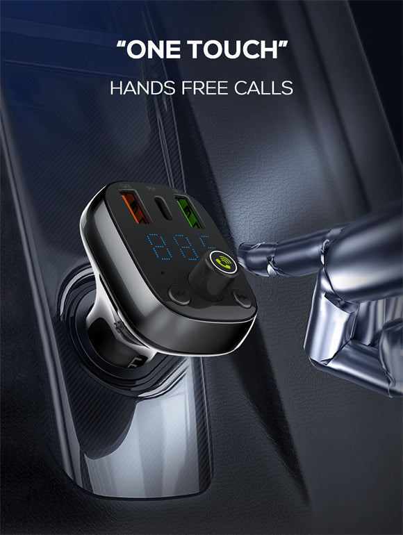 LDNIO C704Q Bluetooth FM Transmitter Car Charger