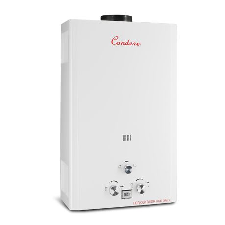 Condere LPG Tankless Water Heater Gas 20L, Gas Geyser