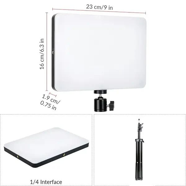Plokama Live-P11 11" LED Ring Light with 2-Pin SA Plug - Studio Video Light