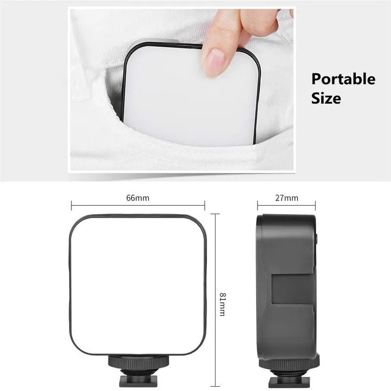 Plokama PK-79 Portable LED Video Light for Studio & Vlogging Photography