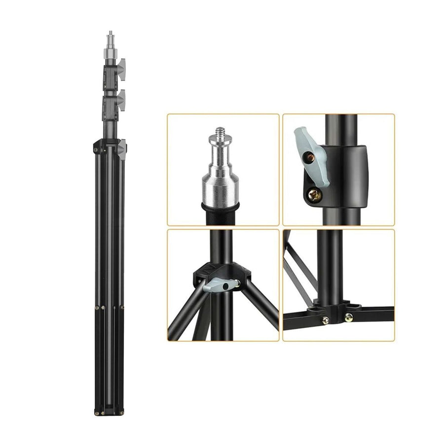 Plokama PK-8899 Photography Tripod - Adjustable 2.1m Height for Cameras