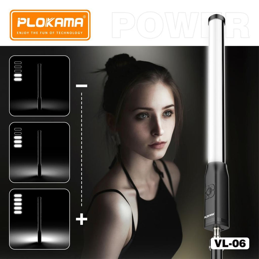 Plokama VL06 LED Light Stick 50cm - Versatile Portable Lighting