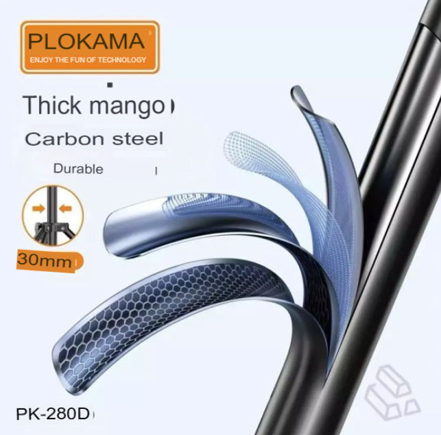 Plokama PK-280D 2.8m Tripod Stand for Cameras & Studio Lighting