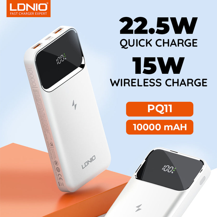 LDNIO PQ11 10000mAh Magnetic Wireless Power Bank