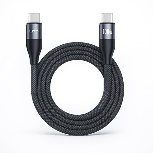 LITO 5.8mm thick braided nylon cable coiled