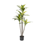 Artificial Dracaena fragrans plant 120cm tall in a pot