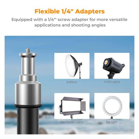 KOOSDA M88 Light Stand 2-Pack