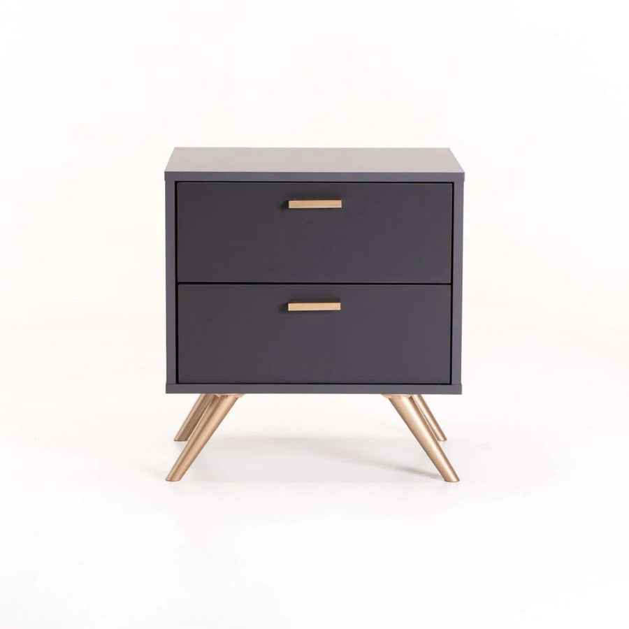LENA 2 Drawer Pedestal white finish