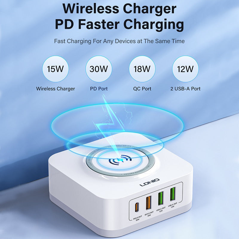 LDNIO AW004 32W Desktop Wireless Charging Station