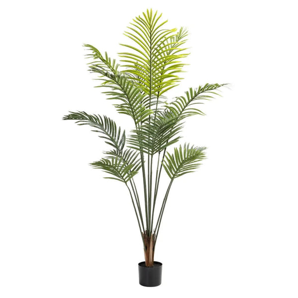 Artificial palm plant 160cm tall in a black pot