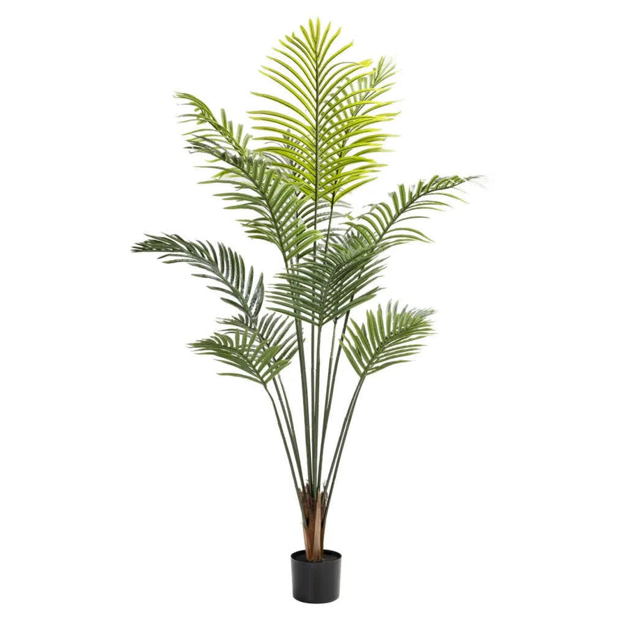 Artificial palm plant 160cm tall in a black pot