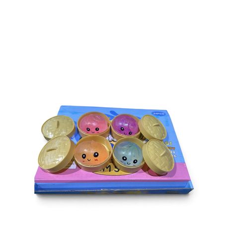 Glitter Dumpling Stress Relief Sensory Fidget Toys 4-Pack
