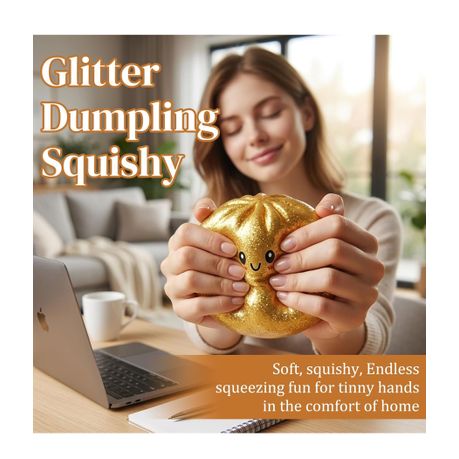 Dumpling Squishy Fidget Stress Toy