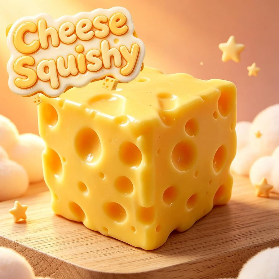 Cheese squishy for kids and adults