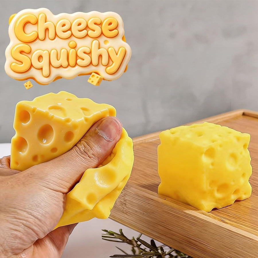 Cheese squishy stress ball