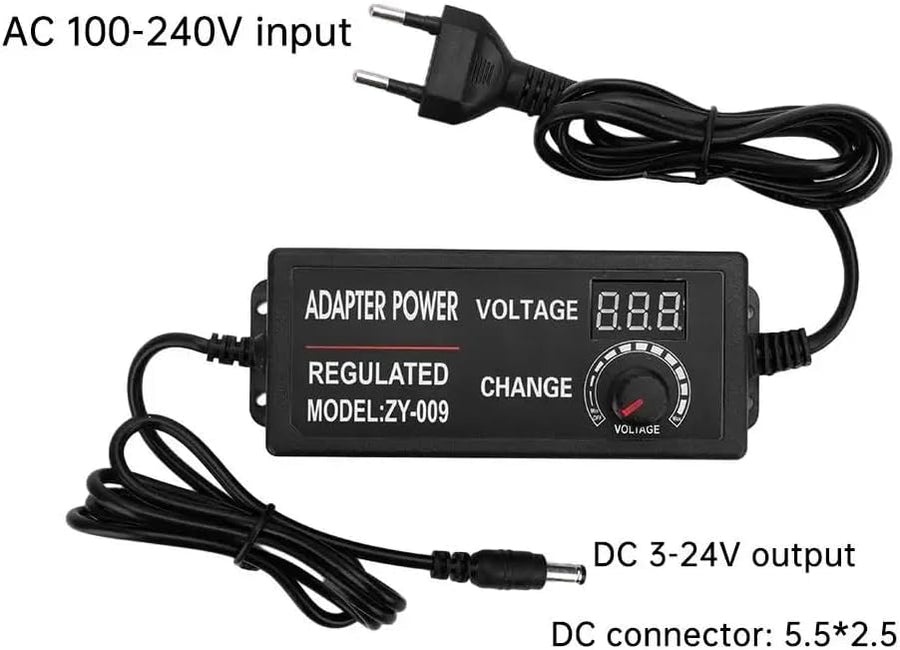 DC barrel jack output cable of power adapter