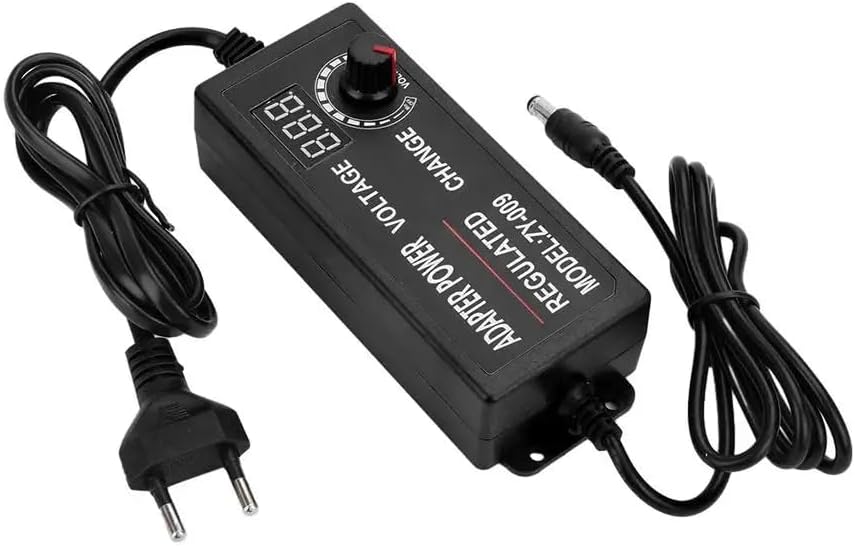 Adjustable power adapter connected to devices