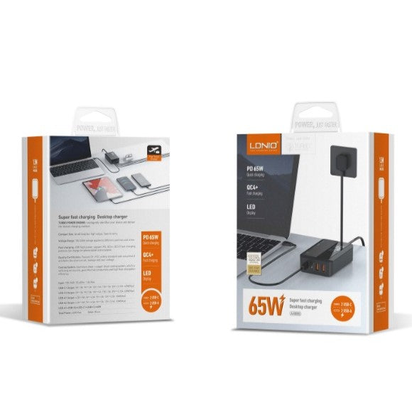 LDNIO A4808Q 65W Desktop Fast Charger