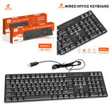 Jeqang JK-905 wired USB keyboard