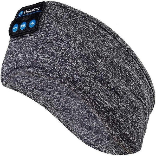 Bluetooth sleep headband headphones in grey