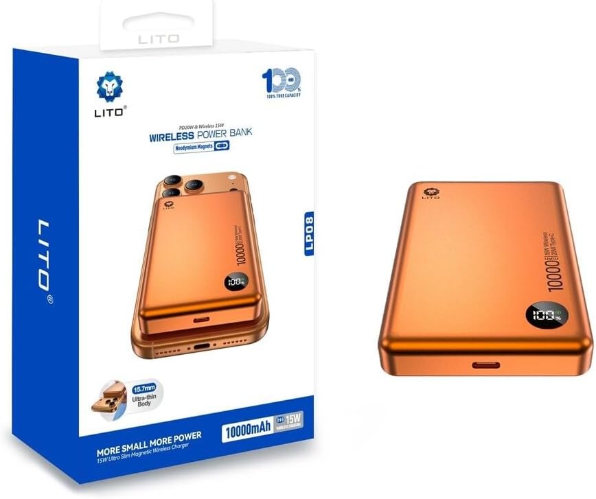 LITO LP08 power bank travel use with devices