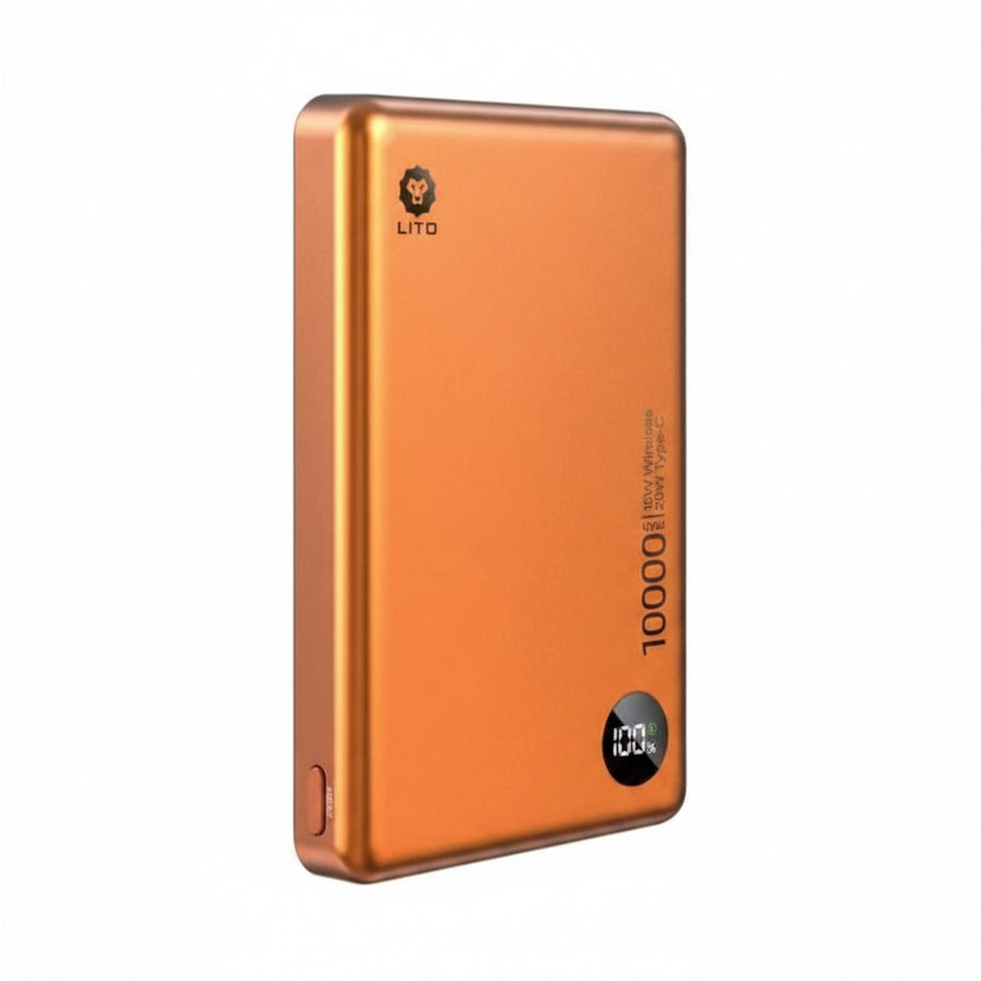 3-in-1 power bank charging iPhone and Apple Watch