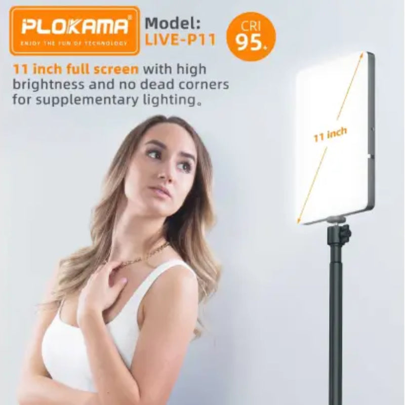 Plokama LIVE-P11 LED Fill Light Panel for Professional Photography & Video