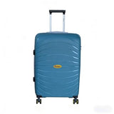 Luxurious Hard Shell Travel Suitcase 22 inch Blue