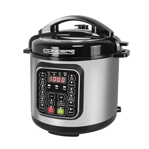 Condere Plus HD60-1006 6L Electric Pressure Cooker – 17 Functions