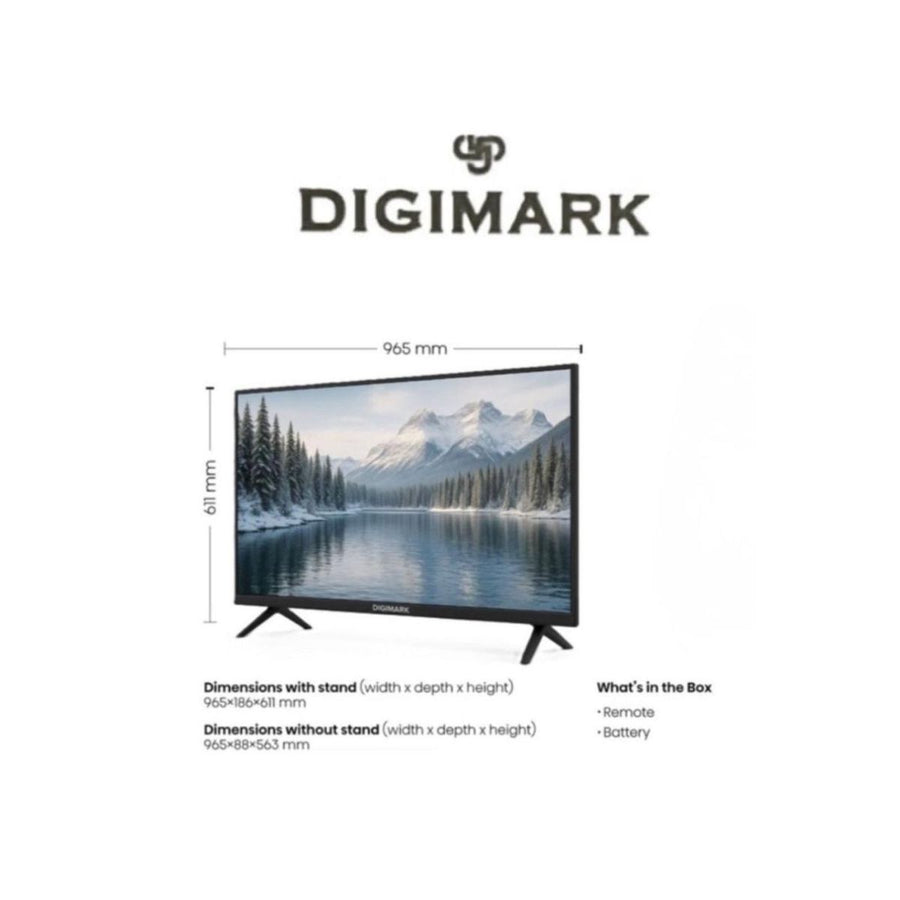 Digimark 43 Smart LED TV ports