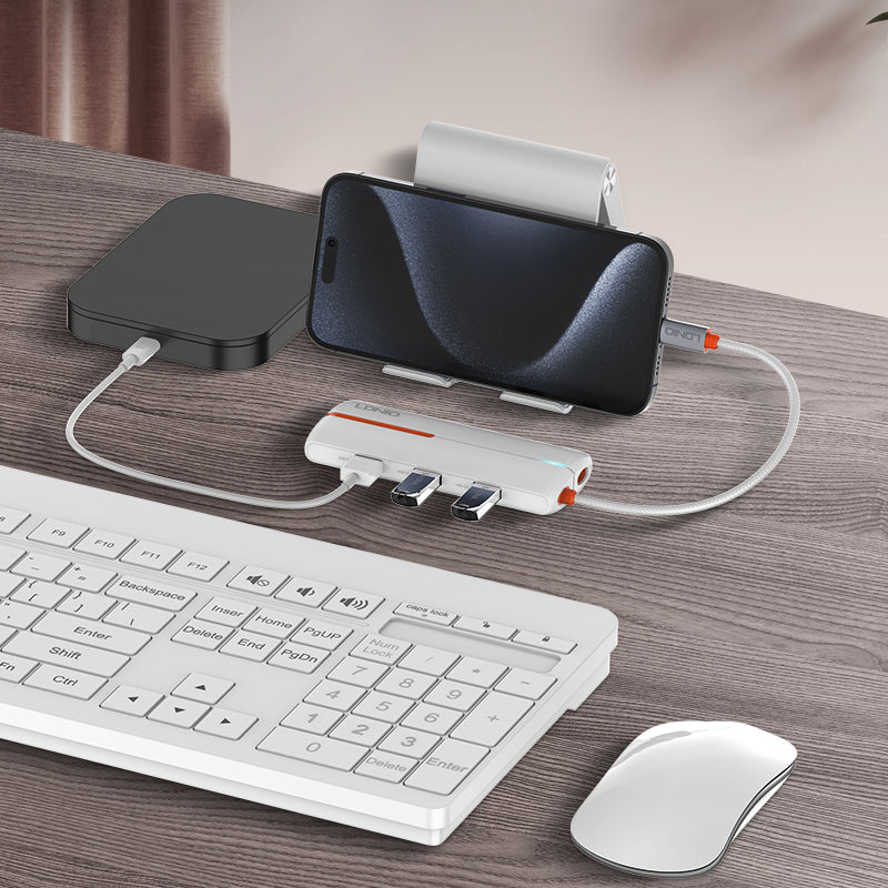 LDNIO DS-26U 6-in-1 USB-C Docking Station
