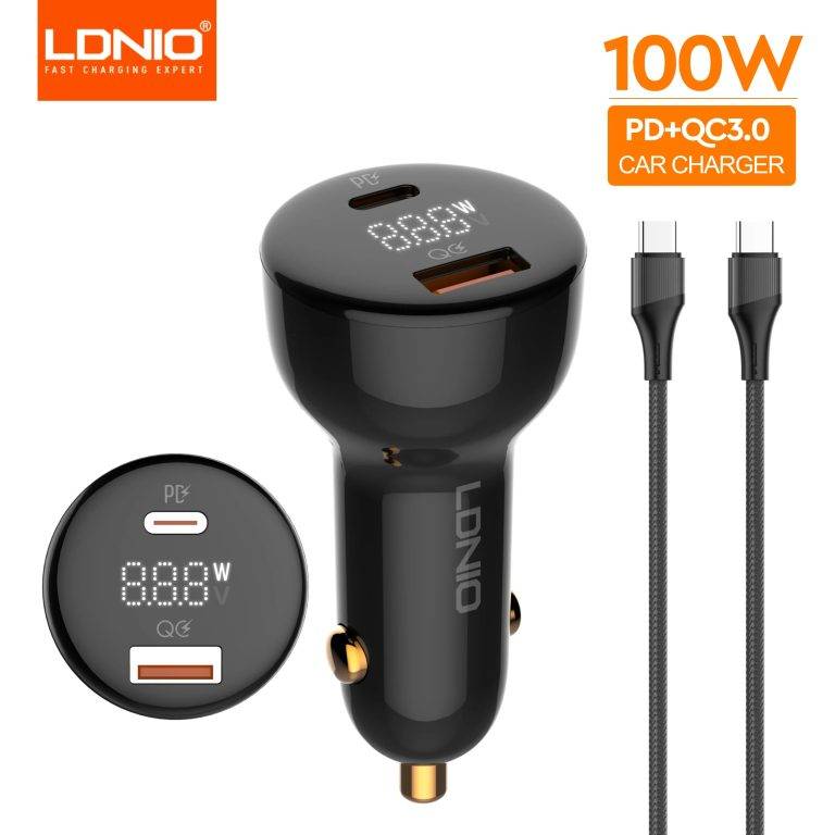 LDNIO C101 100W Car Charger