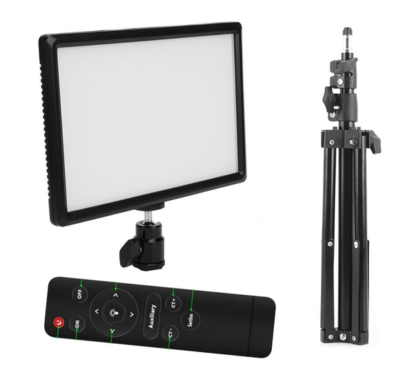 Plokama P11 11" LED Studio Light Kit with Remote & Tripod Stand