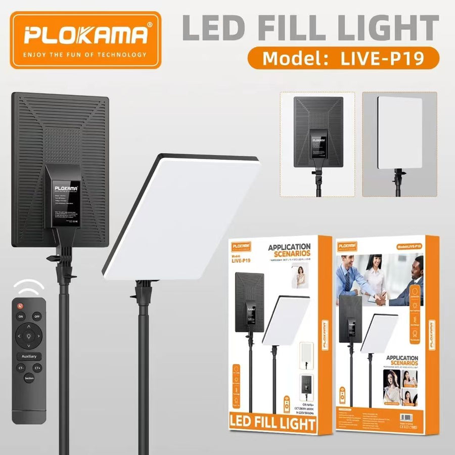 Plokama Live-P19 19" LED Ring Light for Professional Studio Illumination