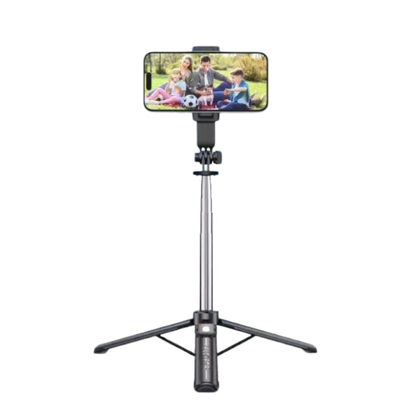 Plokama LIVE-K7 Retractable Tripod Selfie Stick 110cm for Live Streaming