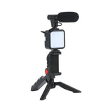 Plokama PK-771 Vlogging Kit with Mic, LED Light and Tripod