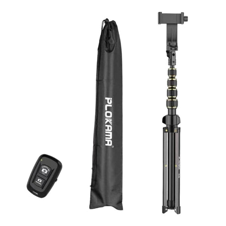 Plokama PK-998 150cm Photography Tripod with Bluetooth Remote