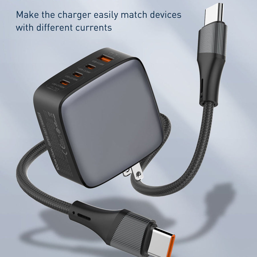 LDNIO Q408 100W GaN Charger