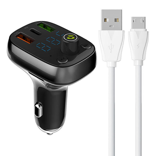 LDNIO C704Q Bluetooth FM Transmitter Car Charger