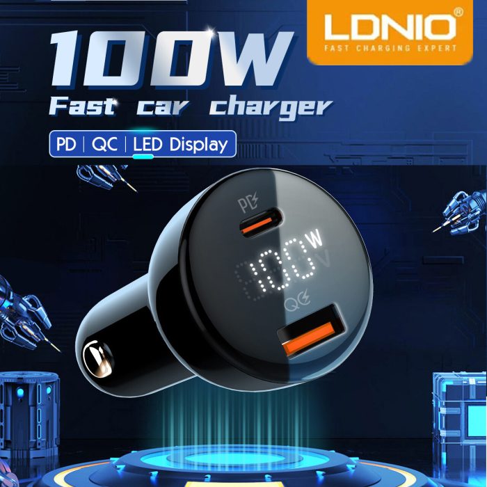 LDNIO C101 100W Car Charger