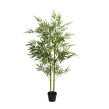 Artificial bamboo plant 150cm tall in a black pot
