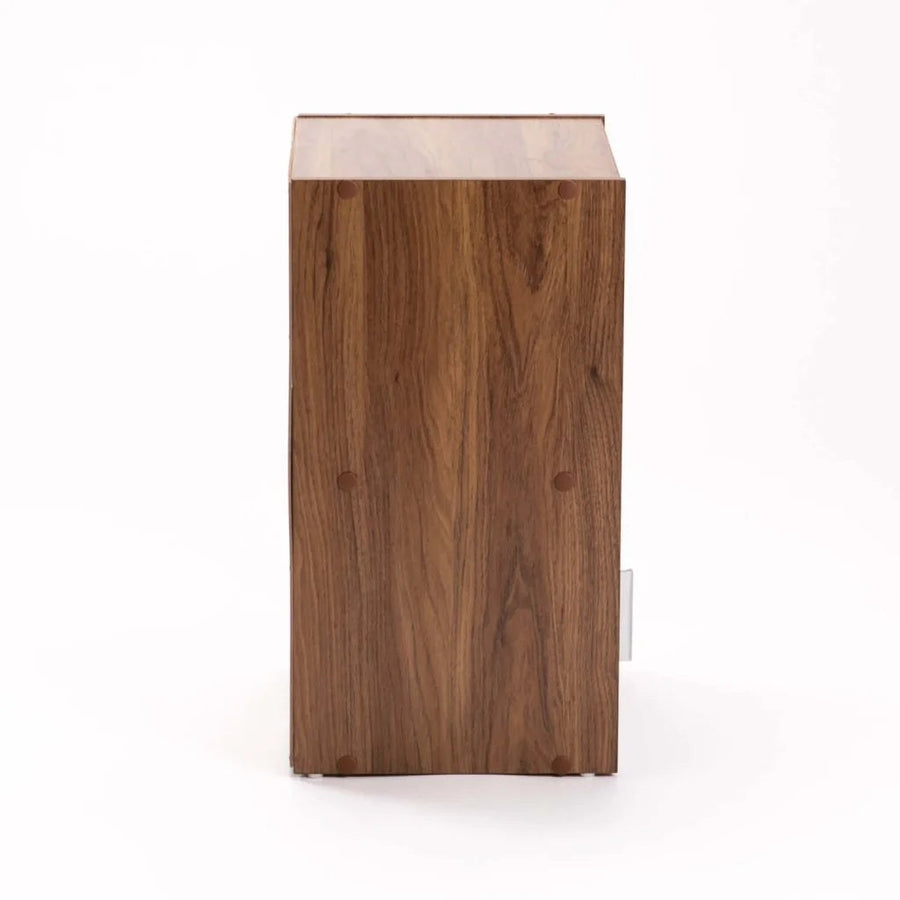 CYRUS 1 Door Pedestal walnut finish