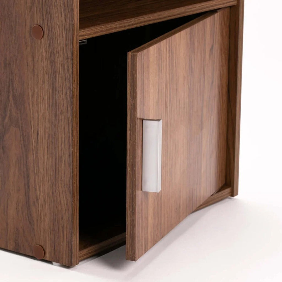 CYRUS 1 Door Pedestal wenge finish