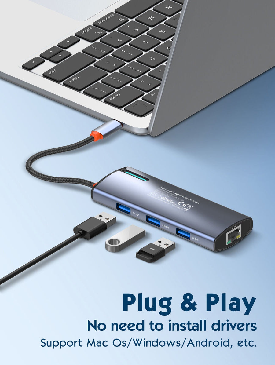 LDNIO DS-15H 5-in-1 USB-C Hub